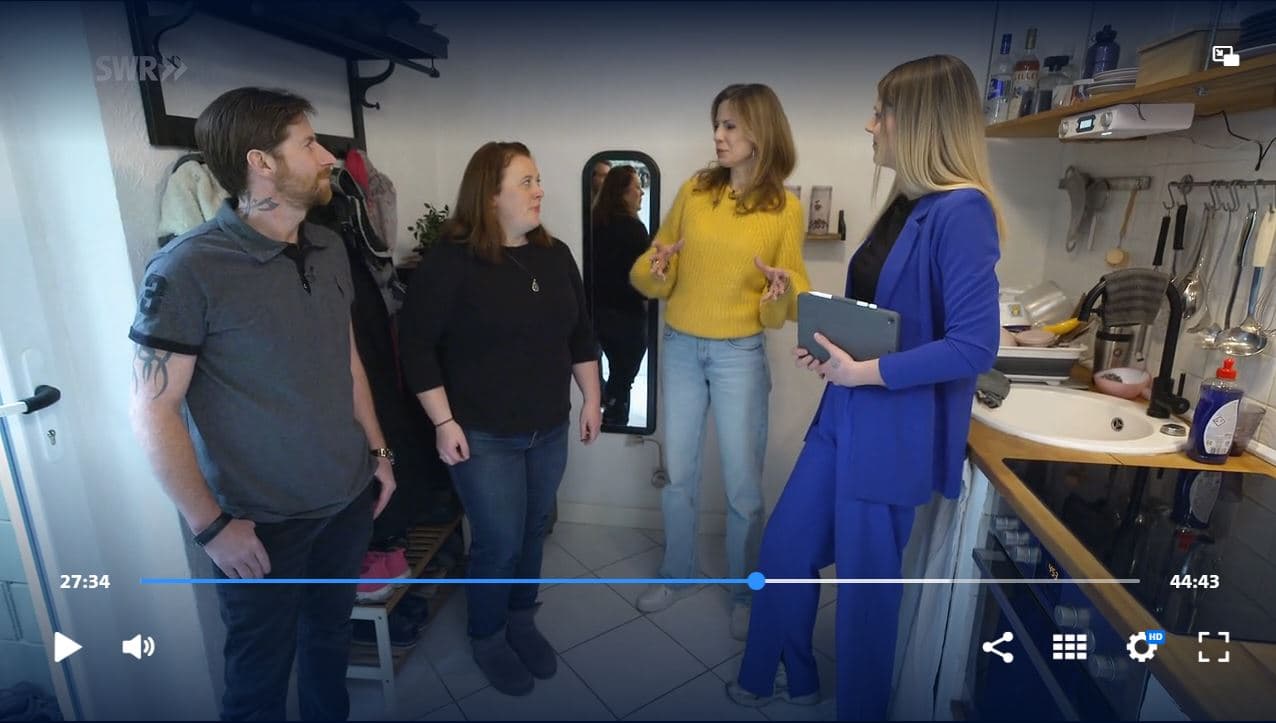 Anna Blankenburg im SWR-Beitrag über Wohnen auf kleinem Raum